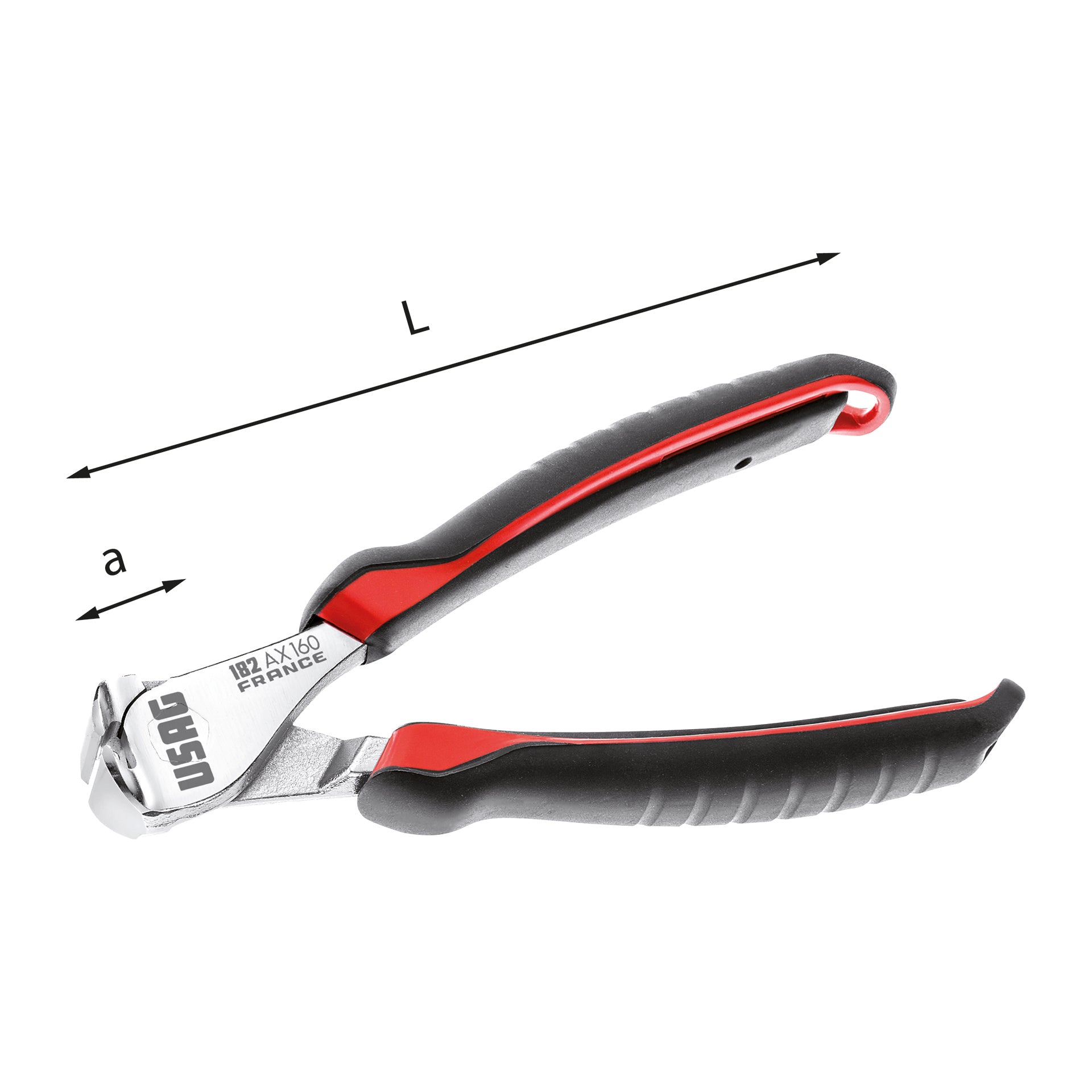 182 AX - Pince coupante frontale - Usag  182 AX - Pince coupante frontale - Usag